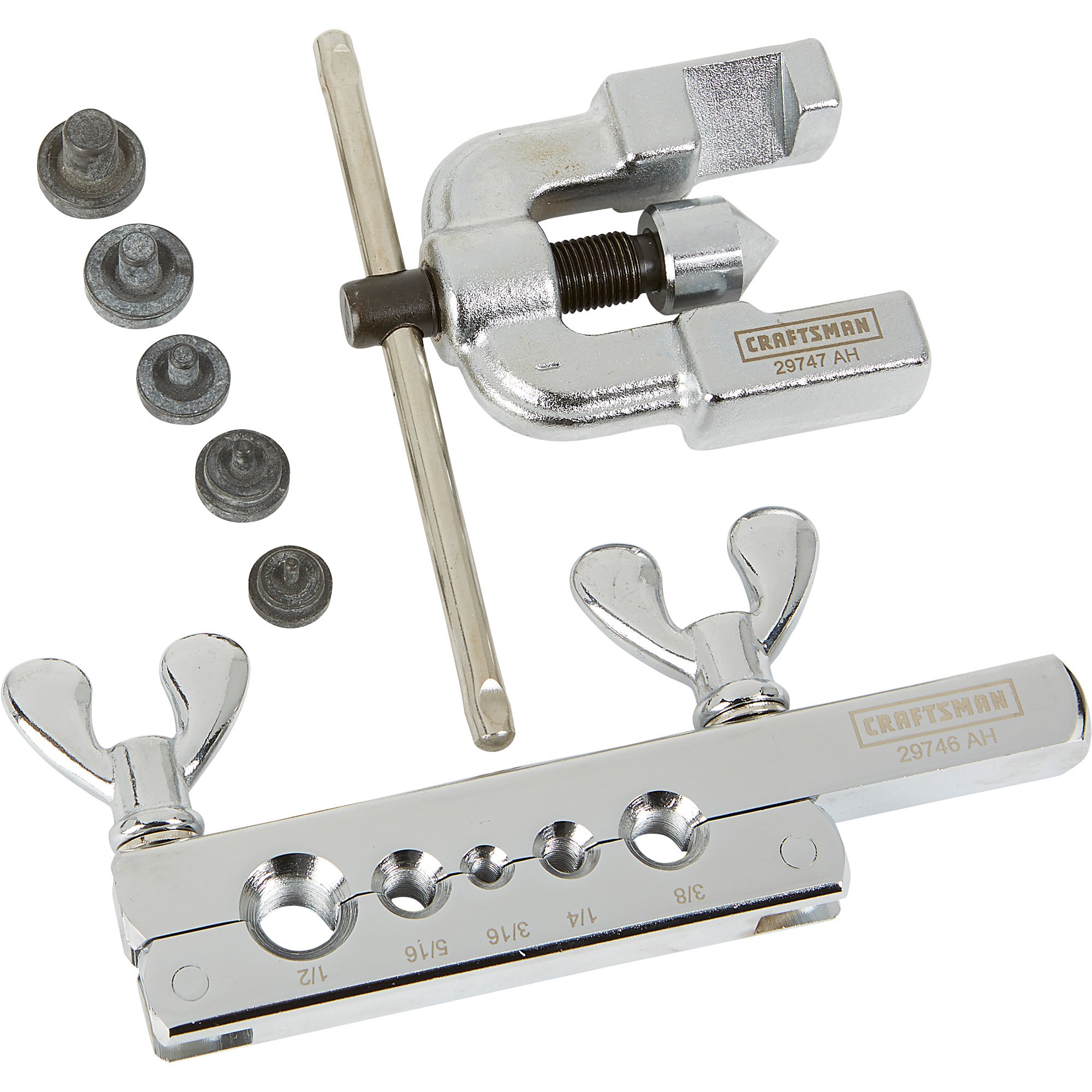 Craftsman Double Flaring Kit — 7-Pc., Model# 9-47075